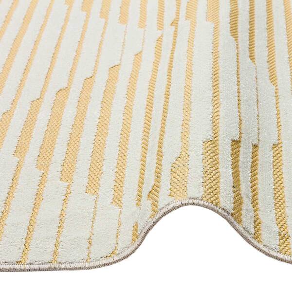 Jazz - Geometric Amber Indoor and Outdoor Rug - 290cm x 190cm product image
