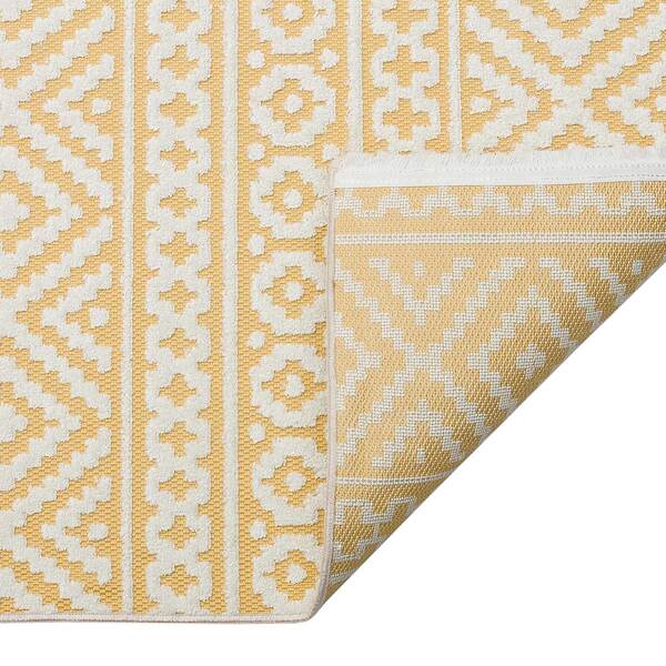 Jazz - Aztec Amber Indoor and Outdoor Rug - 290cm x 190cm product image