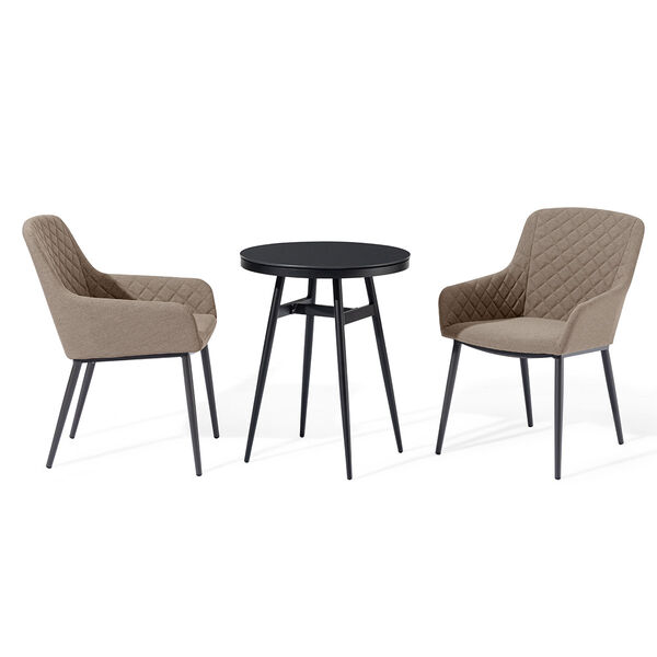 Maze - Outdoor Fabric Zest 2 Seat Bistro Set - Taupe product image