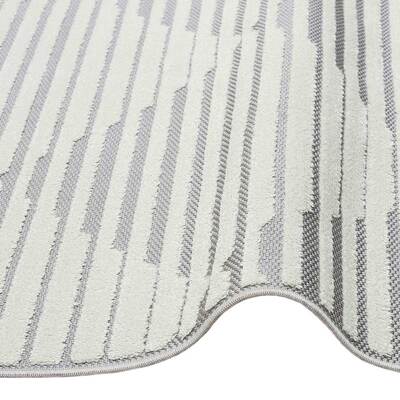 Jazz - Diamond Silver Indoor and Outdoor Rug - 220cm x 160cm product image
