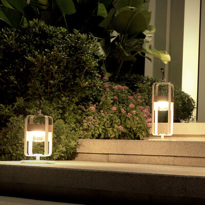 Maze - Satellite Large Solar Light with Stand white product image