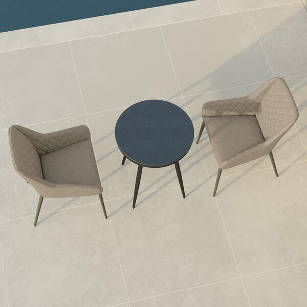Maze - Outdoor Fabric Zest 2 Seat Bistro Set - Taupe product image