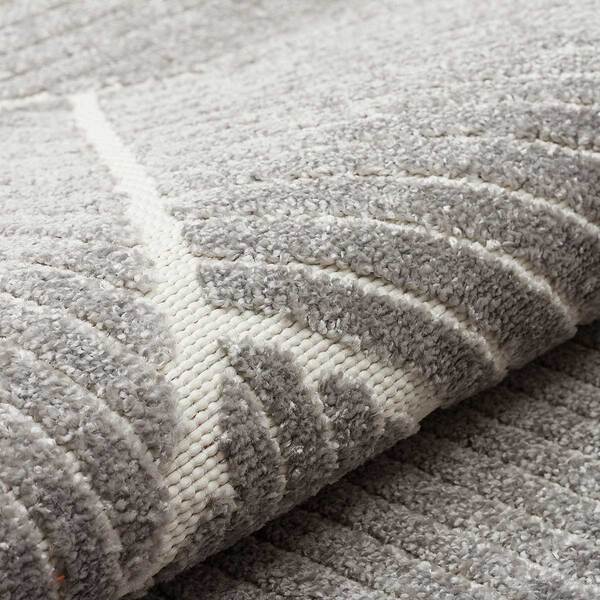 Jazz - Geometric Silver Indoor and Outdoor Rug - 290cm x 190cm product image