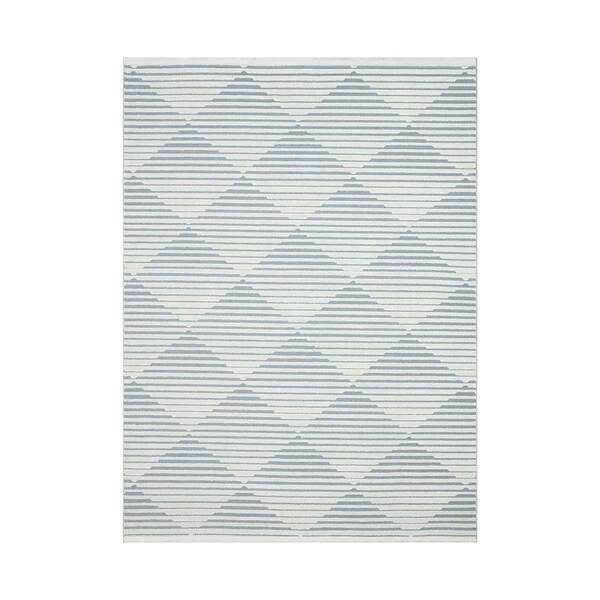 Jazz - Diamond Blue Indoor and Outdoor Rug - 220cm x 160cm product image