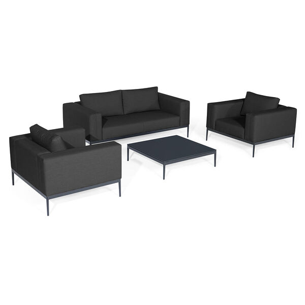 Maze - Outdoor Fabric Eve 2 Seat Sofa Set - Charcoal product image