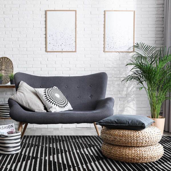 Jazz - Diamond Black / Grey Indoor and Outdoor Rug - 220cm x 160cm product image