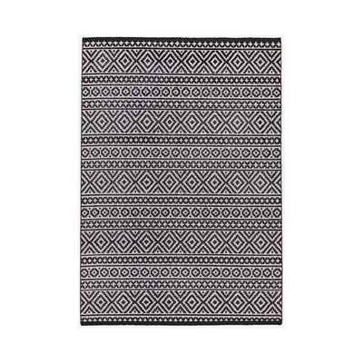 Jazz - Aztec Grey / Black Indoor and Outdoor Rug - 220cm x 160cm product image