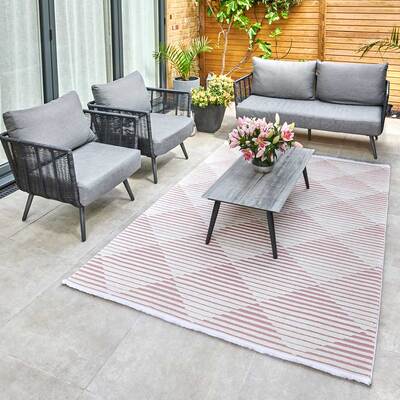 Jazz - Diamond Rose Indoor and Outdoor Rug - 290cm x 190cm product image