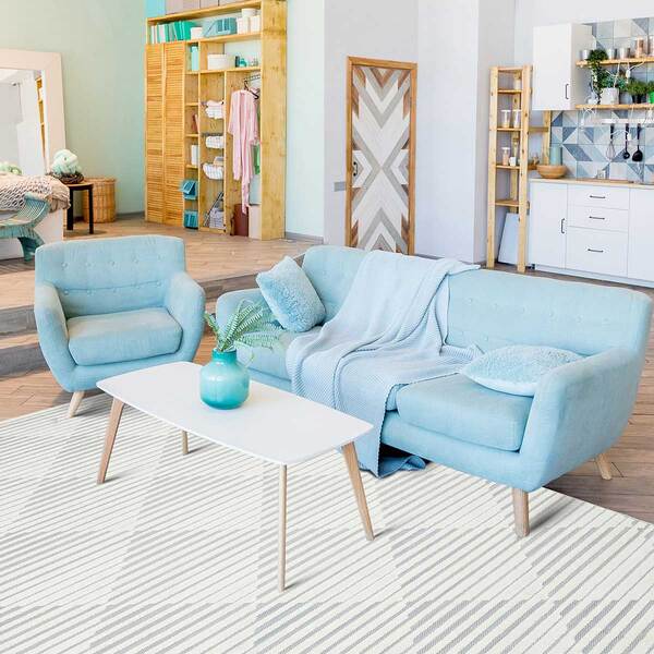 Jazz - Diamond Silver Indoor and Outdoor Rug - 220cm x 160cm product image