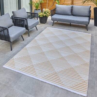 Jazz - Diamond Amber Indoor and Outdoor Rug - 290cm x 190cm product image