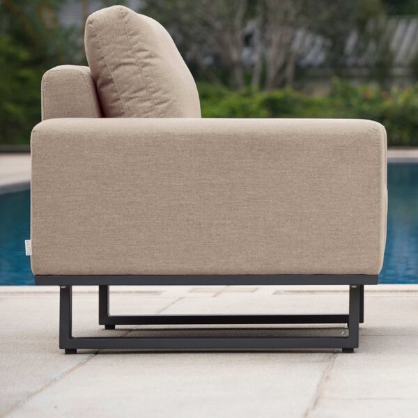 Maze - Outdoor Fabric Ethos Armchair - Taupe product image