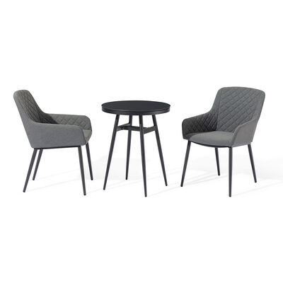 Maze - Outdoor Fabric Zest 2 Seat Bistro Set - Flanelle product image