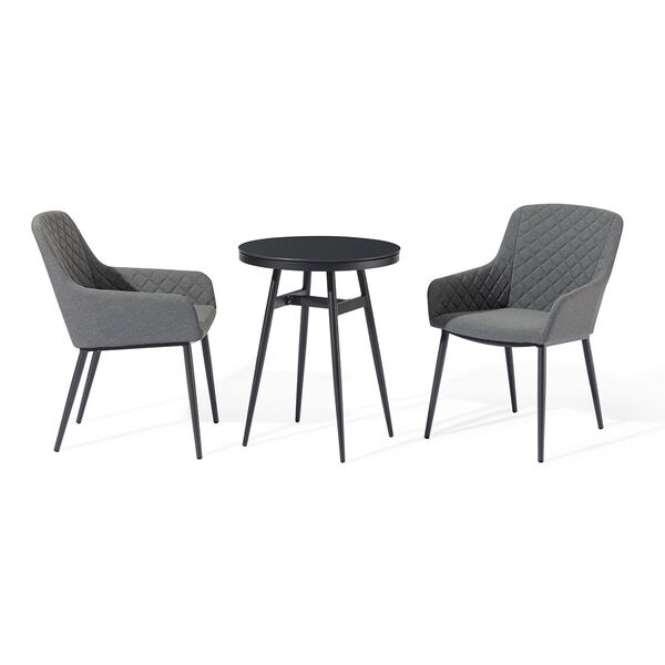 Maze - Outdoor Fabric Zest 2 Seat Bistro Set - Flanelle product image