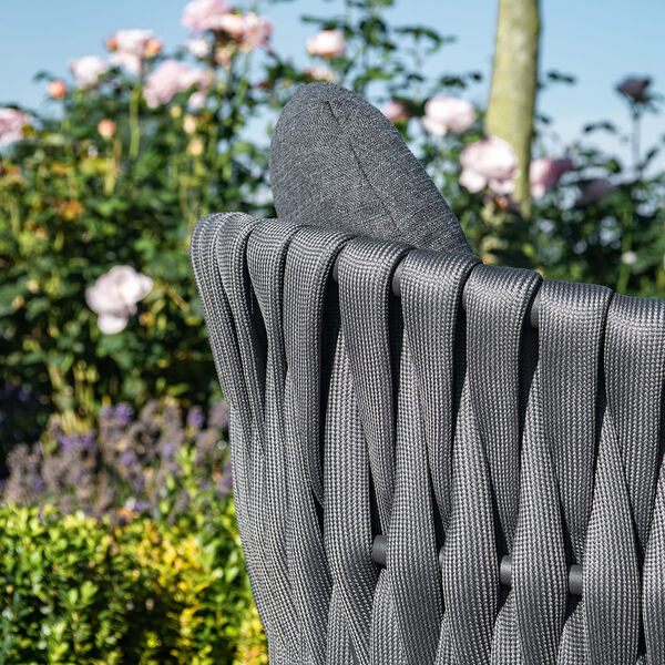 Maze - Marina Rope Weave Bistro Set - Charcoal product image