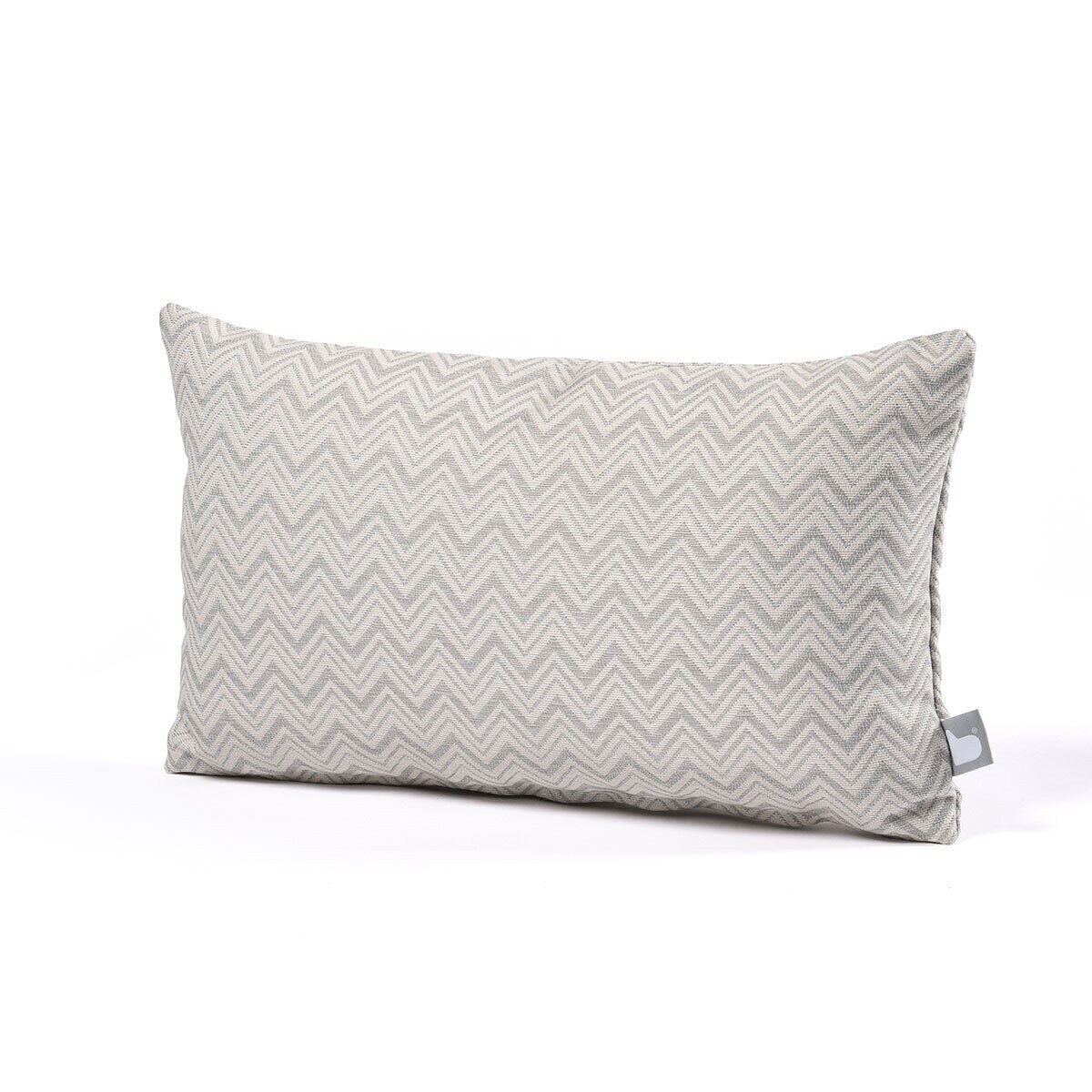 Maze - Pair of Outdoor Bolster Cushions (30x50cm) - Polines Grey product image