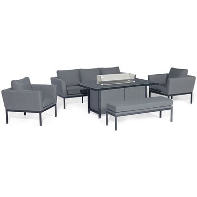 Maze - Outdoor Fabric Pulse 3 Seat Sofa Set with Fire Pit Table product image