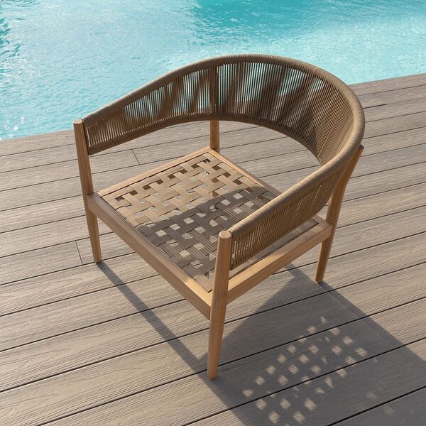 Maze - Porto Rope Weave 2 Seat Sofa Set with Pair of Round Coffee Tables & Armchairs product image