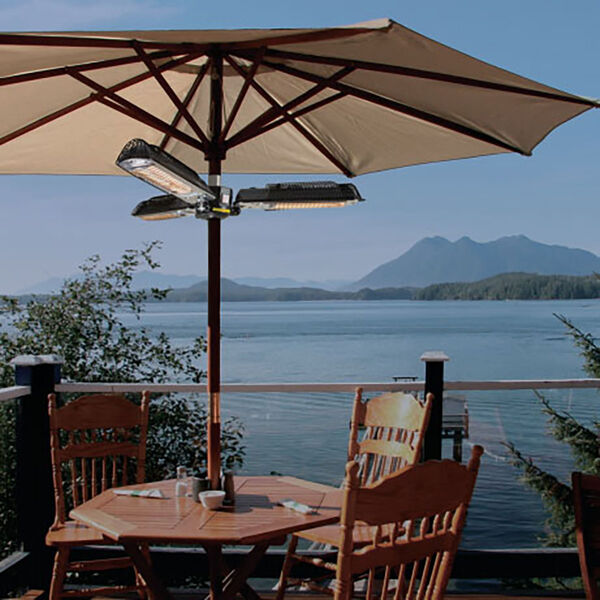 Maze - 2000W Vulcan Parasol Tri Electric Patio Heater product image