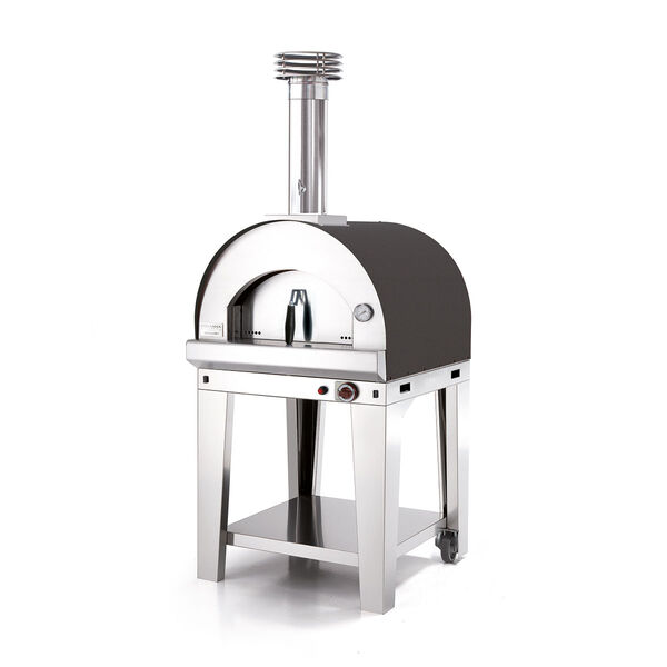 Fontana - Margherita Build in Gas Pizza Oven with Trolley - Anthracite