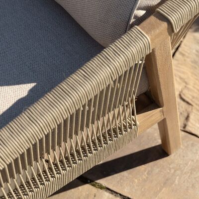 Maze - Martinique Rope Weave Double Sunlounger Set with Round Coffee Table product image