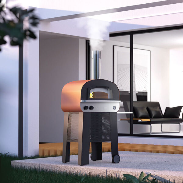 Fontana - Piero Gas & Wood Fire Oven with Trolley