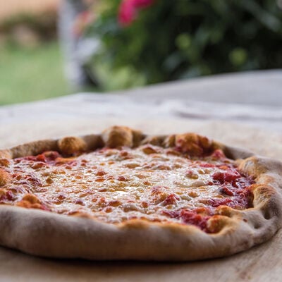 Fontana - Mangiafuoco Build in Gas Pizza Oven with Trolley - Anthracite product image