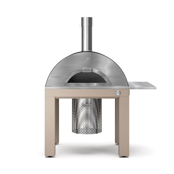 Fontana - Riviera Wood Burning Build in Pizza Oven with Trolley