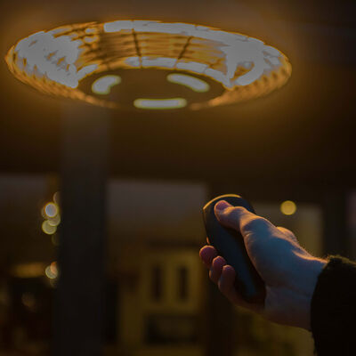Maze - 2000W Helio Overhang Electric Patio Heater product image