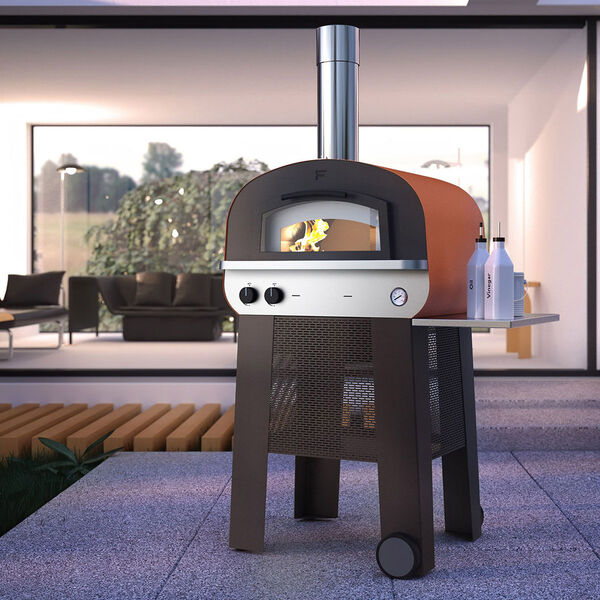 Fontana - Piero Gas & Wood Fire Oven with Trolley product image