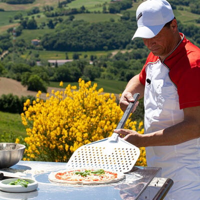 Fontana - Mangiafuoco Build In Gas Pizza Oven - Stainless Steel product image