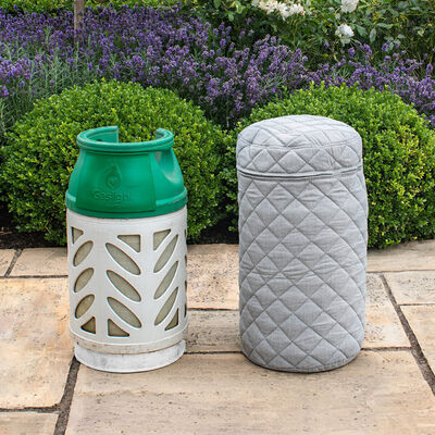 Maze - Outdoor Fabric - 10 kg Gas Bottle Cover - Lead Chine product image