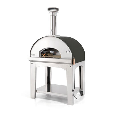 Fontana - Mangiafuoco Wood Burning Pizza Oven with Trolley - Anthracite product image