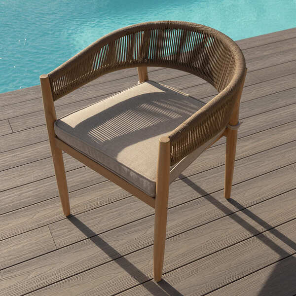 Maze - Porto Rope Weave 8 Seat Rectangular Dining Set product image