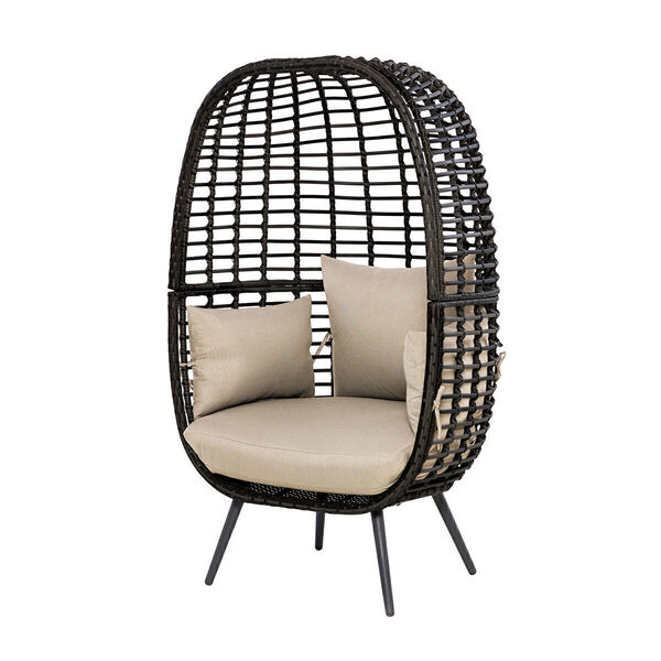 Maze - Riviera Rattan Pod Chair - Brown product image