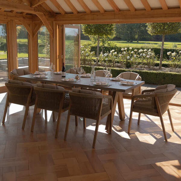 Maze - Martinique Rope Weave 8 Seat Rectangular Dining Set product image