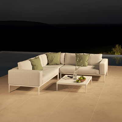 Maze - Outdoor Fabric Eve Corner Group - Lead Chine product image