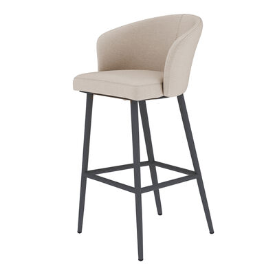 Maze - Outdoor Fabric High Zen Bar Stool - Oatmeal product image
