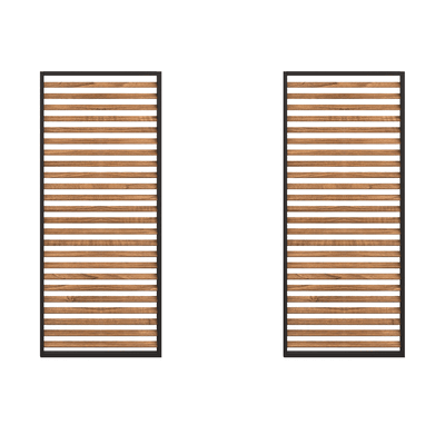Maze - Como Pergola Louvre Panel (90 x 218cm) fit in 3m - Wood Effect product image