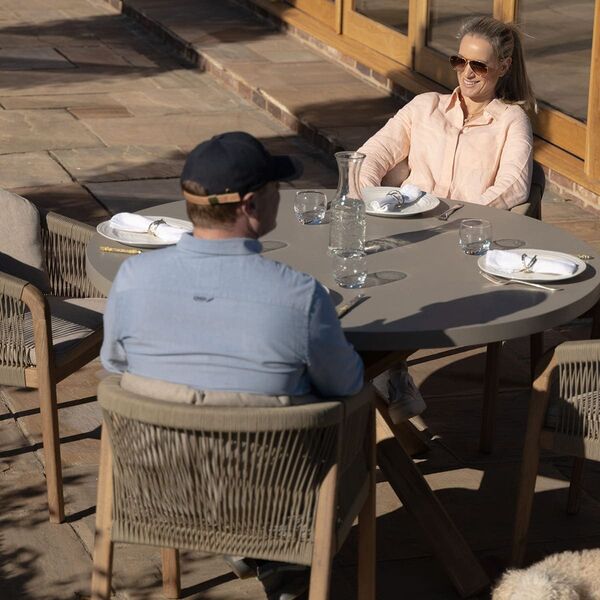 Maze - Martinique Rope Weave 4 Seat Round Dining Set product image
