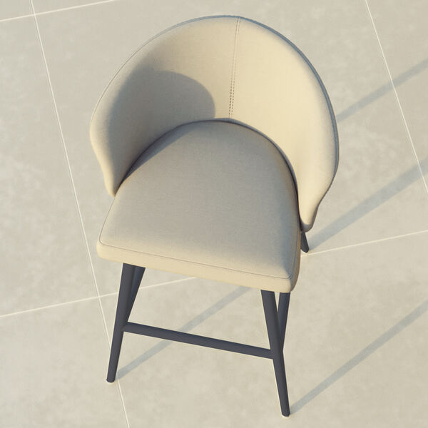 Maze - Outdoor Fabric High Zen Bar Stool - Oatmeal product image