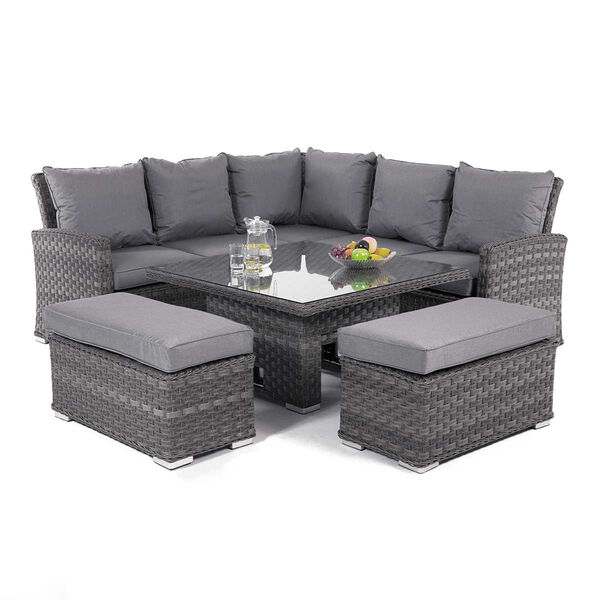 Maze - Victoria Square Rattan Corner Dining Set with Rising Table product image