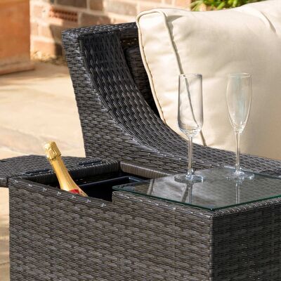 Maze - Ice Bucket Rattan Side Table - Brown product image