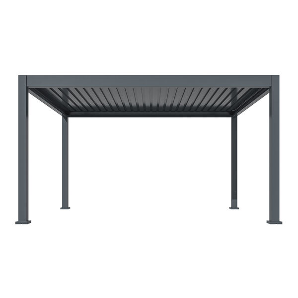 Maze - Eden 3m x 4m Aluminium Metal Outdoor Garden Pergola with LED Lights & Motorised Roof (Customise with Blinds or Louvres) product image