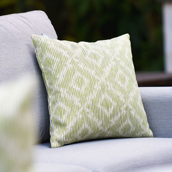 Maze - Pair of Outdoor Scatter Cushion (50x50cm) - Santorini Green product image