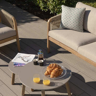 Maze - Martinique Rope Weave 2 Seat Sofa Set with 2 Lounge Armchairs & 2 Round Coffee Tables product image