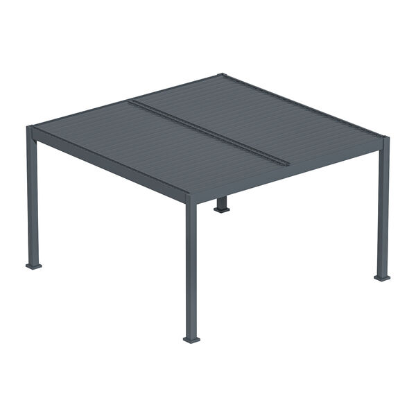 Maze - Eden 4m x 4m Aluminium Metal Outdoor Garden Pergola with LED Lights & Motorised Roof (Customise with Blinds or Louvres) product image