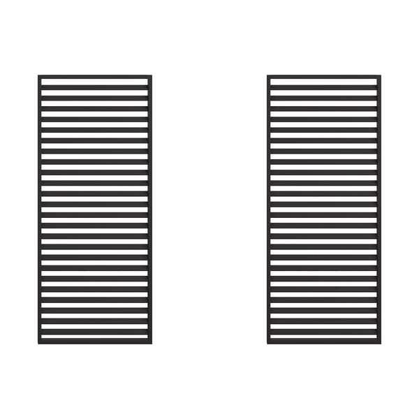 Maze - Como Pergola Louvre Panel (90 x 218cm) fit in 3m - Grey
