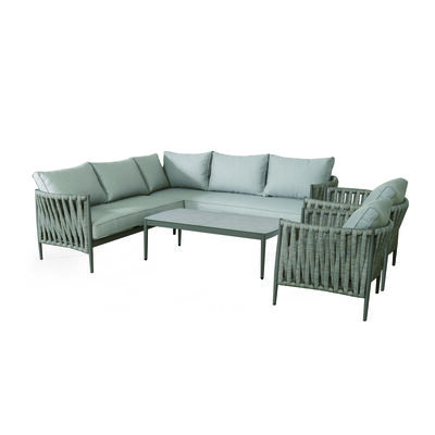 Maze - Milan Rope Weave Small Square Corner with 2 Armchairs product image