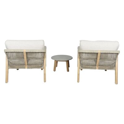 Maze - Martinique Rope Weave Double Sunlounger Set with Round Coffee Table product image