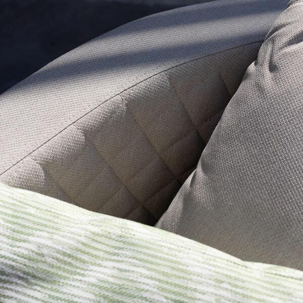 Maze - Outdoor Fabric Ambition 3 Seat Sofa Set with Oval Coffee Table - Oatmeal product image
